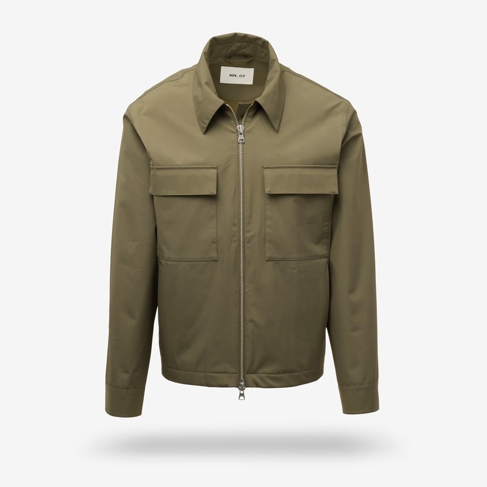 Allen Edmonds Olive Military Jacket